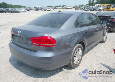 2014 Volkswagen Passat S из США, поврежденный, VIN 1VWAS7A32EC070490